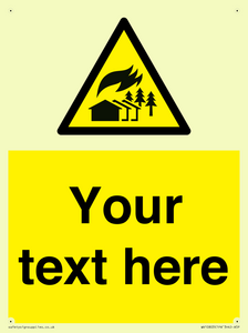 Custom Warning: Large scale fire zone